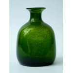 Double-crimped glass bottle - HS Sudety - Zbigniew Horbowy - cracked, starting at 1 zł!