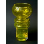 "Izolator" Glass Vase - HS Sudety - Kazimierz Krawczyk - glued together, starting at 1 zł!