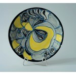 Faience platter - ZF "Włocławek" - damaged, starting at 1 zł!