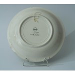 Faience platter - ZF "Włocławek" - damaged, starting at 1 zł!