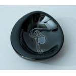 Porcelite ashtray featuring a mermaid and the inscription “Warsaw” — ZPS Pruszków