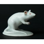 "Mouse" Porcelit figurine - ZP Chodzież - hand-painted - starting at 1 zł!