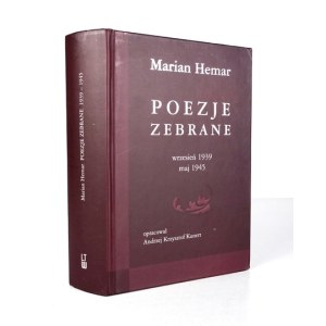 HEMAR M. - Œuvres poétiques complètes, septembre 1939-mai 1945. Édité par A. K. Kunert