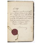 KROPIŃSKI L. – Divers écrits d’un ancien général de l’armée polonaise + Autorisation de représentation d’une pièce de théâtre en 1869