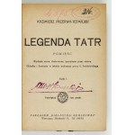 PRZERWA-TETMAJER, K. – La légende des Tatras. Roman. T. 1-3. Édition illustrée. 1927