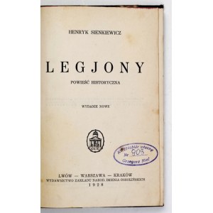 H. Sienkiewicz - Legions. 1928.