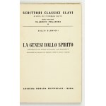 Słowacki, J. – *Génèse de l'esprit*. 1930 – en italien