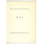 W. Szymborská – Sól. 1962. 1. vydání.