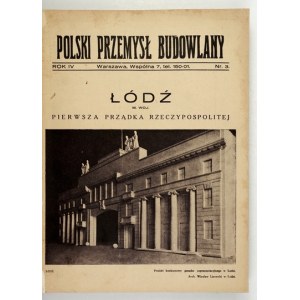 POLSKI Przemysł Budowlany. R. 4, nr 3-7, 9-10/11: 1928, R. 5, nr 1-6: 1929