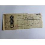 BILL OF EXCHANGE, WARSAW, 1932, STAMP