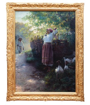 Adam Kazimierz Ciemniewski (1866 Warszawa - 1915 Wichorowo), O poranku, 1894 r.