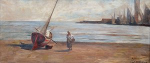 Włodzimierz Tetmajer (1862 Harklowa - 1923 Kraków), Porto di Anzio, 1893 r.