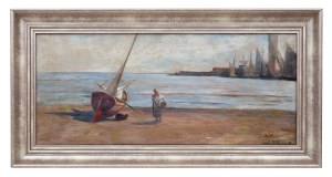 Włodzimierz Tetmajer (1862 Harklowa - 1923 Kraków), Porto di Anzio, 1893 r.