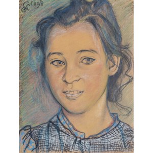 Stanisław Wyspiański (1869, Kraków – 1907, ibid.), Portrait of a Girl, 1898