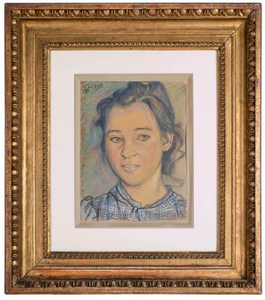 Stanisław Wyspiański (1869 Kraków - 1907 tamże), Portret dziewczyny, 1898 r.