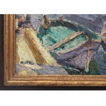 Mela Muter (1876 Warszawa - 1967 Paryż), Para obrazów: Pejzaż / Łodzie przy brzegu Rodanu