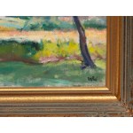 Wojciech Weiss (1875, Leorda, en Bucovine – 1950, Cracovie), Paysage vu depuis le jardin de l'artiste à Kalwaria Zebrzydowska, vers 1915-1920