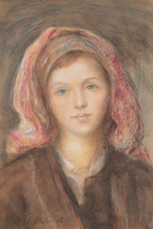 Teodor Axentowicz (1859 Braszów/Rumunia - 1938 Kraków), Huculska piękność