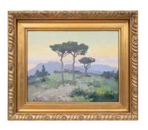 Iwan Trusz (1869 Wysocko - 1940 Lwów), Pejzaż neapolitański