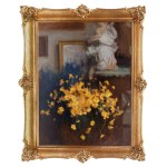 Alfons Karpiński (1875, Rozwadów – 1961, Kraków), Bouquet of Yellow Chamomile Flowers, 1921