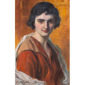Józef Męcina-Krzesz (1860, Kraków–1934, Poznań), Brunetka