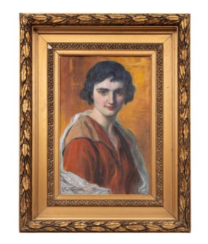 Józef Męcina-Krzesz (1860 Kraków-1934 Poznań), Brunetka