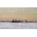 Michał Gorstkin-Wywiórski (1861 Warszawa - 1926 Berlin), Zimowy poranek