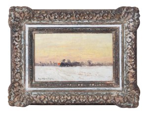 Michał Gorstkin-Wywiórski (1861 Warszawa - 1926 Berlin), Zimowy poranek