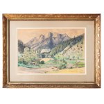Antoni Kozakiewicz (1841, Kraków – 1929, ibid.), Szczawnica – View from Grajcarek, before 1903