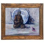 Włodzimierz Terlikowski (1873, Poraj – 1951, Parigi), Natura morta con figura di Buddha, 1920.