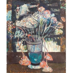 Joseph Pressmane (1904, Beresteczko – 1967, Paris), Vase with Flowers