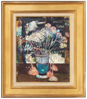 Joseph Pressmane (1904 Beresteczko- 1967 Paryż), Wazon z kwiatami