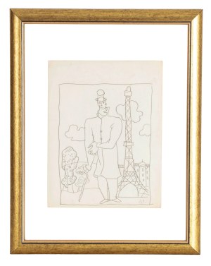 Stanisław Eleszkiewicz (1900 Czutowo k. Połtawy - 1963 Paryż), Przy wieży Eiffla