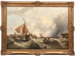 Edwin Hayes (1819 Bristol - 1904), Na morzu