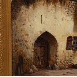 Ludwig Hermann (1812, Greifswald – 1881, Berlin), In a Small Port Town, 1854