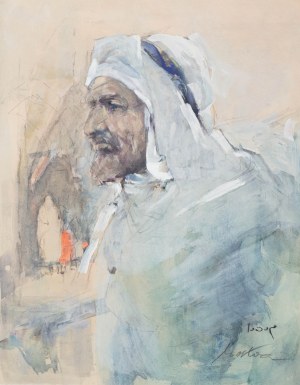 Marian Mokwa (1889 Malary - 1987 Sopot), Portret Araba, ok. 1913 r.