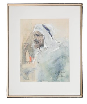 Marian Mokwa (1889 Malary - 1987 Sopot), Portret Araba, ok. 1913 r.