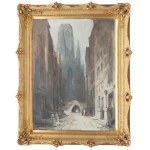 Marian Mokwa (1889, Malary – 1987, Sopot), View of Mariacka Street in Gdańsk