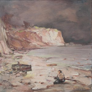 Marian Mokwa (1889 Malary - 1987 Sopot), Przy klifie