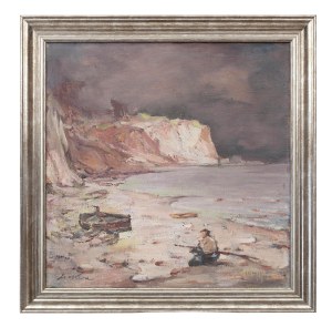 Marian Mokwa (1889 Malary - 1987 Sopot), Przy klifie