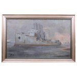 Marian Mokwa (1889, Malary – 1987, Sopot), The Cruiser Aurora