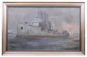 Marian Mokwa (1889 Malary - 1987 Sopot), Krążownik Aurora