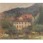 Eugeniusz Dzierzencki (1905 Warszawa - 1990 Sopot), Sopot. Widok z tarasu/ Widok z okna