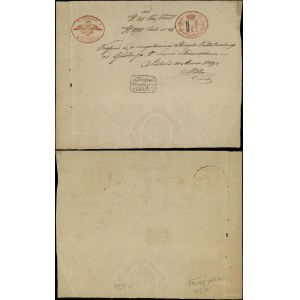 Poland, inheritance tax receipt from 1849