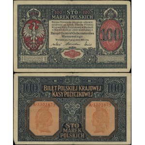 Poland, 100 Polish marks, Dec. 9, 1916, General, A