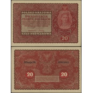 Poland, 20 Polish marks, Aug. 23, 1919, II-DL