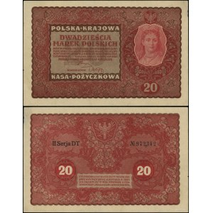 Poland, 20 Polish marks, August 23, 1919, II-DT