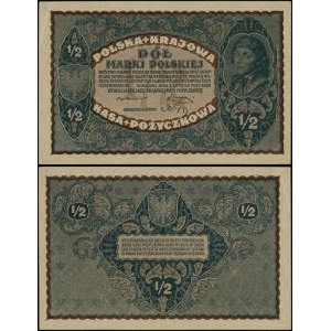 Poland, 1/2 Polish stamp, February 7, 1920