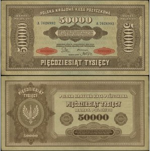Poland, 50,000 Polish marks, October 10, 1922, A