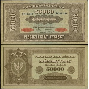 Poland, 50,000 Polish marks, October 10, 1922, D